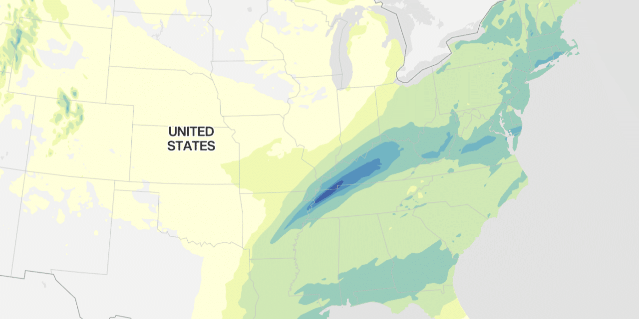 Meteorologists warn of potentially historic flooding as major storm strikes the East